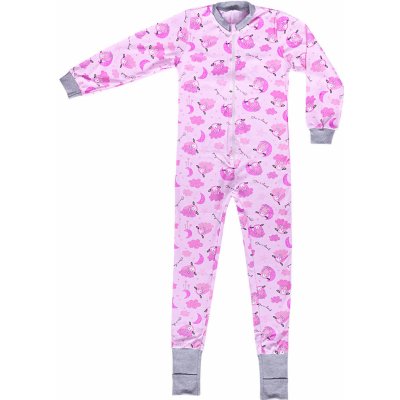 Dětské pyžamo overal ovečka růžové