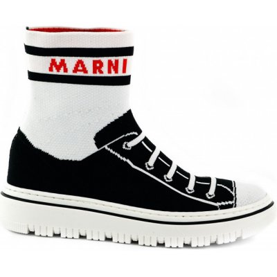 Marni Trompe L'oeil Jacquard Hi-top Sneakers černá – Hledejceny.cz