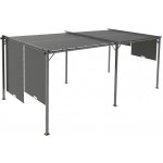 Garden Point pergola Sevilla 3x6 m Antracitová terrace pergola – Zboží Mobilmania