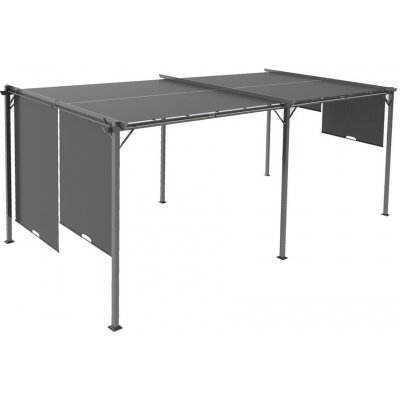 Garden Point pergola Sevilla 3x6 m Antracitová terrace pergola – Zboží Mobilmania