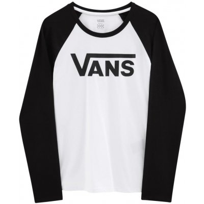 Vans Flying V Raglan LS white black – Hledejceny.cz