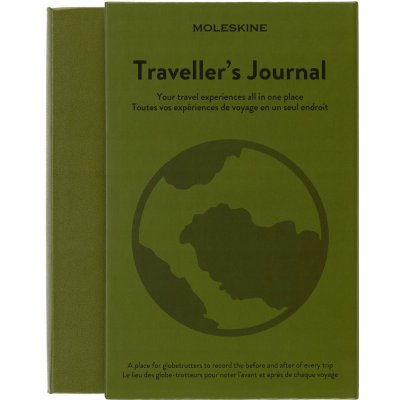 Moleskine Zápisník Passion Travel Journal tvrdé desky L, khaki A5 200 listů – Zboží Živě