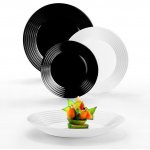 Luminarc Harena Black&White 18 ks – Zboží Mobilmania