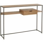 J-line Differa dřevěný toaletní stolek 120 x 30 cm hnědý – Sleviste.cz