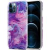 Pouzdro a kryt na mobilní telefon Apple Cadorabo Ochranné pouzdro pro Apple iPhone 12 PRO MAX Case ve fialovém TPU krytu