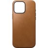 Pouzdro a kryt na mobilní telefon Apple Nomad Modern Leather Case English TanC iPhone 16 Pro Max NM01691785