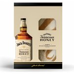 Jack Daniel's Honey 35% 0,7 l (dárkové balení ručník) – Zboží Dáma