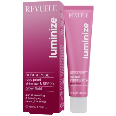 Revuele Luminize rozjasňující fluid SPF 20 Rose & Pose 40 ml – Zboží Dáma