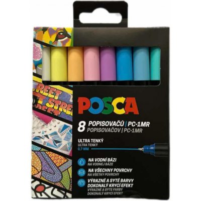 Uni Posca PC-1MR 8 ks – Zbozi.Blesk.cz