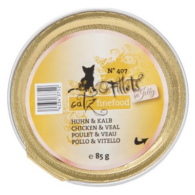 Catz Finefood Fillets No.407 kuřecí a telecí 85 g – Zboží Mobilmania