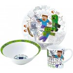 Stor KERAMICKÁ SOUPRAVA MINECRAFT ceramic snack set 3 ks – Hledejceny.cz