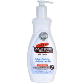 Palmer's Hand & Body zjemňující tělový balzám vyhlazující suchou pokožku Cocoa Butter Formula (24 hour Moisture Softens, Smoothes & Relieves Dry Skin with Vitamin E, with Pump) 400 ml