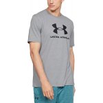 Under Armour Men's UA Sportstyle Logo Short Sleeve Steel Light Heather/Black – Hledejceny.cz