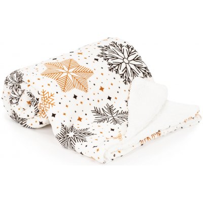4Home Beránková deka Snowflake Glamour 150x200 – Zboží Mobilmania