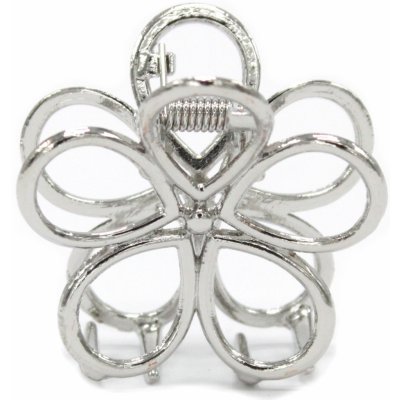 Kovový skřipec ve tvaru květu Barva: stříbrná – Hledejceny.cz