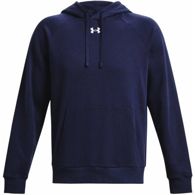 Under Armour Rival fleece Hoodie-BLU 1379757-410 – Zboží Dáma