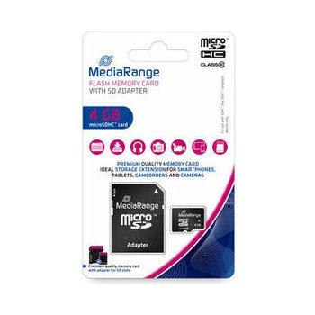 MediaRange microSDHC 4 GB MR956