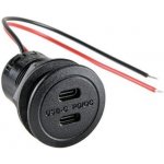 Pro Car 2 x USB-C 12/24 V DC s měničem napětí 324/012 – Zboží Mobilmania