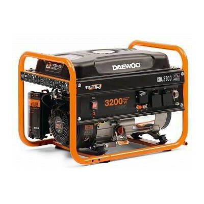 DAEWOO POWER PRODUCTS DAEWOO GDA 3500E 2,8 kW GENERÁTOR – Zboží Mobilmania