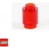 LEGO® doplněk LEGO® 3062 Kostka kruhová 1x1 průhledná Červená