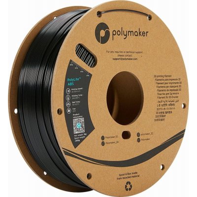 Polymaker PolyLite ABS černá 1,75mm 1kg – Zboží Živě
