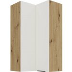 Stolarz-Lempert Kuchyňská skříňka Aria WH-AR - horní rohová 60x60 GN-108 2F (90°) – Hledejceny.cz
