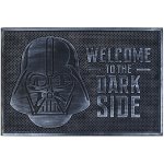 CurePink Gumová Star Wars Hvězdné války Welcome To The Dark Side (60 x 40 cm) šedá [GP85487] – Zboží Mobilmania