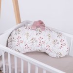 Tulimese Cestovní kojicí polštář MINI VZOR LÍSTEČKY – Zboží Dáma