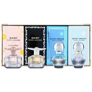 Marc Jacobs Daisy EDT Daisy 4,5 ml + EDT Daisy Delight 4,5 ml + EDT Daisy Eau So Fresh 4,5 ml + EDT Daisy Delight Eau So Fresh 4,5 ml dárková sada