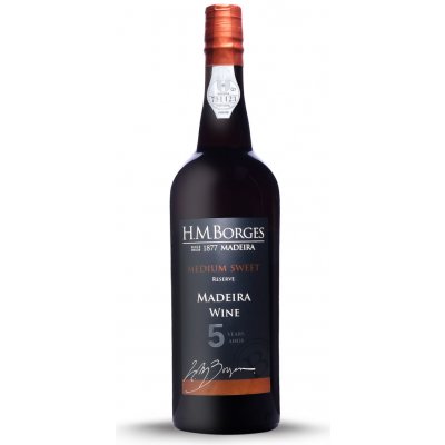 H.M. Borges Madeira 5y Medium sweet fortifikované Portugalsko 18,5% 0,75 l (holá láhev) – Hledejceny.cz