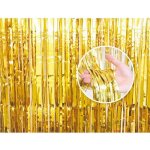 Party závěs zlatý 90 x 250 cm – Sleviste.cz