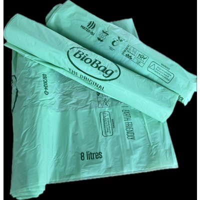 BioBag Kompostovatelné sáčky na bioodpad 8L 15 µm v roli 25ks – HobbyKompas.cz