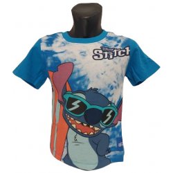 Chlapecké tričko Stitch tm. modrá