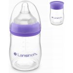 Lansinoh skleněná kojenecká láhev s NaturalWave TM savičkou savička S 160ml – Zboží Dáma