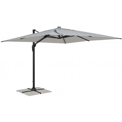 Bizzotto slunečník Vega 300 x 300 cm Šedý – Hledejceny.cz