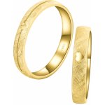 Olivie Snubní stříbrný prsten TLUKOT SRDCE GOLD 7480 – Zboží Mobilmania