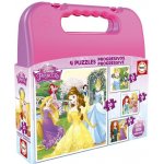Educa 16508 progressive 4 Cases Disney Princess 25 20 16 12 dílků – Hledejceny.cz