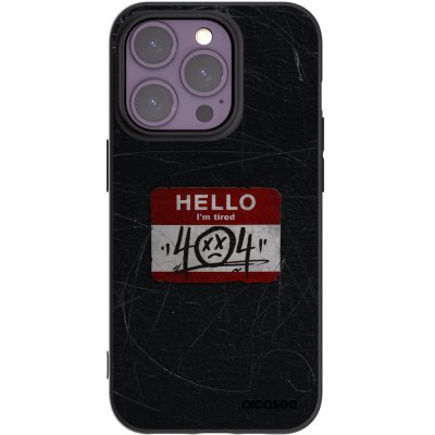 Picasee silikonový černý obal pro Apple iPhone 14 Pro - HELLO 404 – Zboží Mobilmania