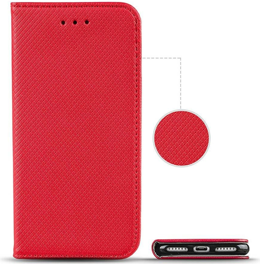 Pouzdro Sligo Case Sligo Smart Samsung S21 FE - magnet - červené