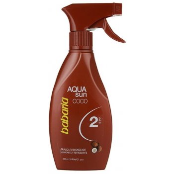 Babaria Aqua Sun Coco opalovací mléko na vlasy a pokožku s kokosem SPF2 300 ml