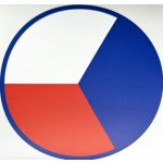 CZECHMANIA Samolepka vlajka kulatá s okrajem – Hledejceny.cz