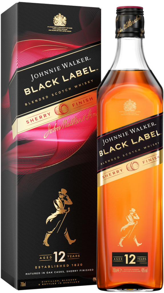 Johnnie Walker Black Label Sherry Finish 12y 40% 0,7 l (karton)