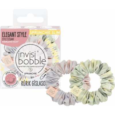 Ozdobné spirálové gumičky Invisibobble Sprunchie Slim Twist it Up - 2 ks – Zboží Dáma