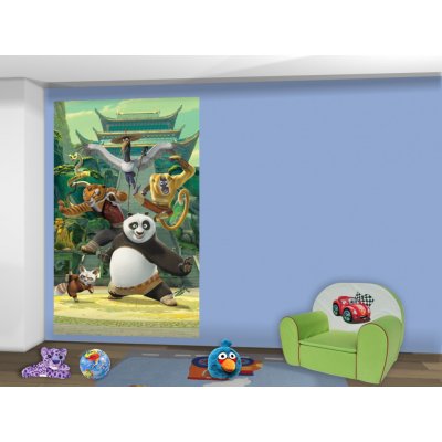 Walltastic 43107 Dětská fototapeta Kung Fu Panda Rozměr 152,4 x 243,84 cm – Zboží Mobilmania