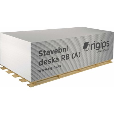 Deska sádrokartonová Rigips RB 12,5×1 250×2 000 mm – HobbyKompas.cz