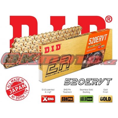 D.I.D Řetěz 520ERVT 106 – Sleviste.cz