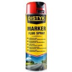 Den Braven Značkovací sprej – Marker fluo červená 500ml DISTYK – HobbyKompas.cz