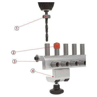 U-M vrtací šablona power drill do hrany 336-10 pd336 – Zbozi.Blesk.cz