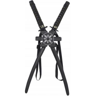 Ninja meč Dvojitá Katana Karneval Párty 70 cm – Zboží Mobilmania