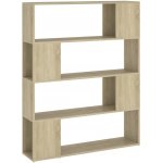zahrada-XL Knihovna / dělicí stěna dub sonoma 100x24x124 cm – Sleviste.cz
